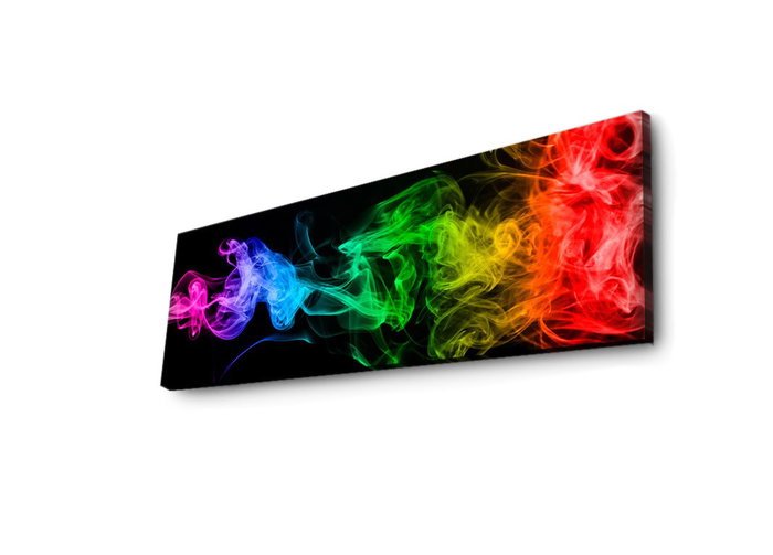 Wallity Cuadro Decorativo en Lienzo Iluminado con LEDs 30 x 90 cm